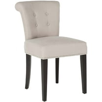 SAFAVIEH Sinclair Contemporary Glam Tufted Ring Chair with Silver Nail Heads (19.5 in. W x 24.2 in. D x 33.4 in. H)