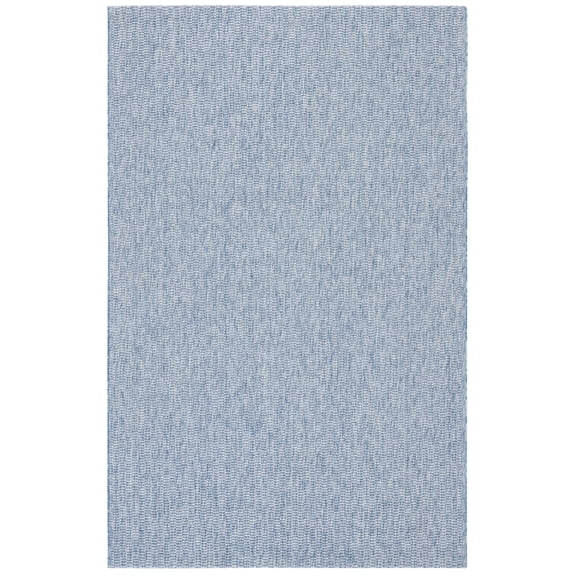 SAFAVIEH Sisal All-Weather Dania Solid Indoor/Outdoor Area Rug, Blue, 8' x 10'