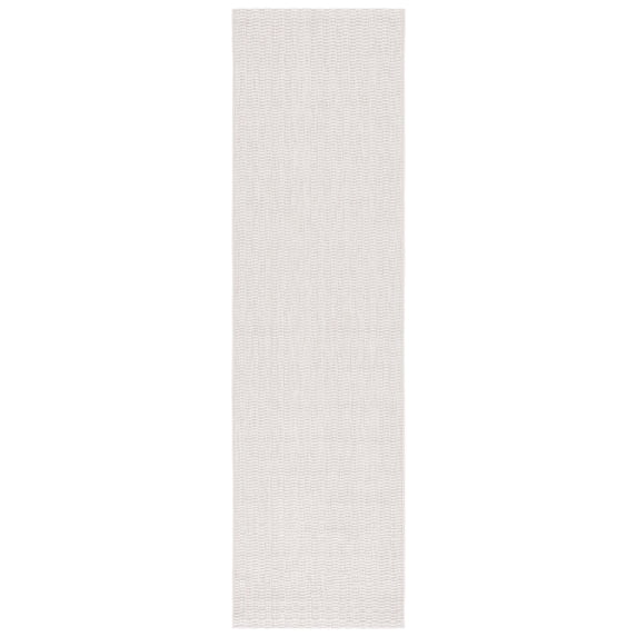 SAFAVIEH Sisal All-Weather Dania Solid Indoor/Outdoor Runner Rug, Ivory, 2'2" x 8'