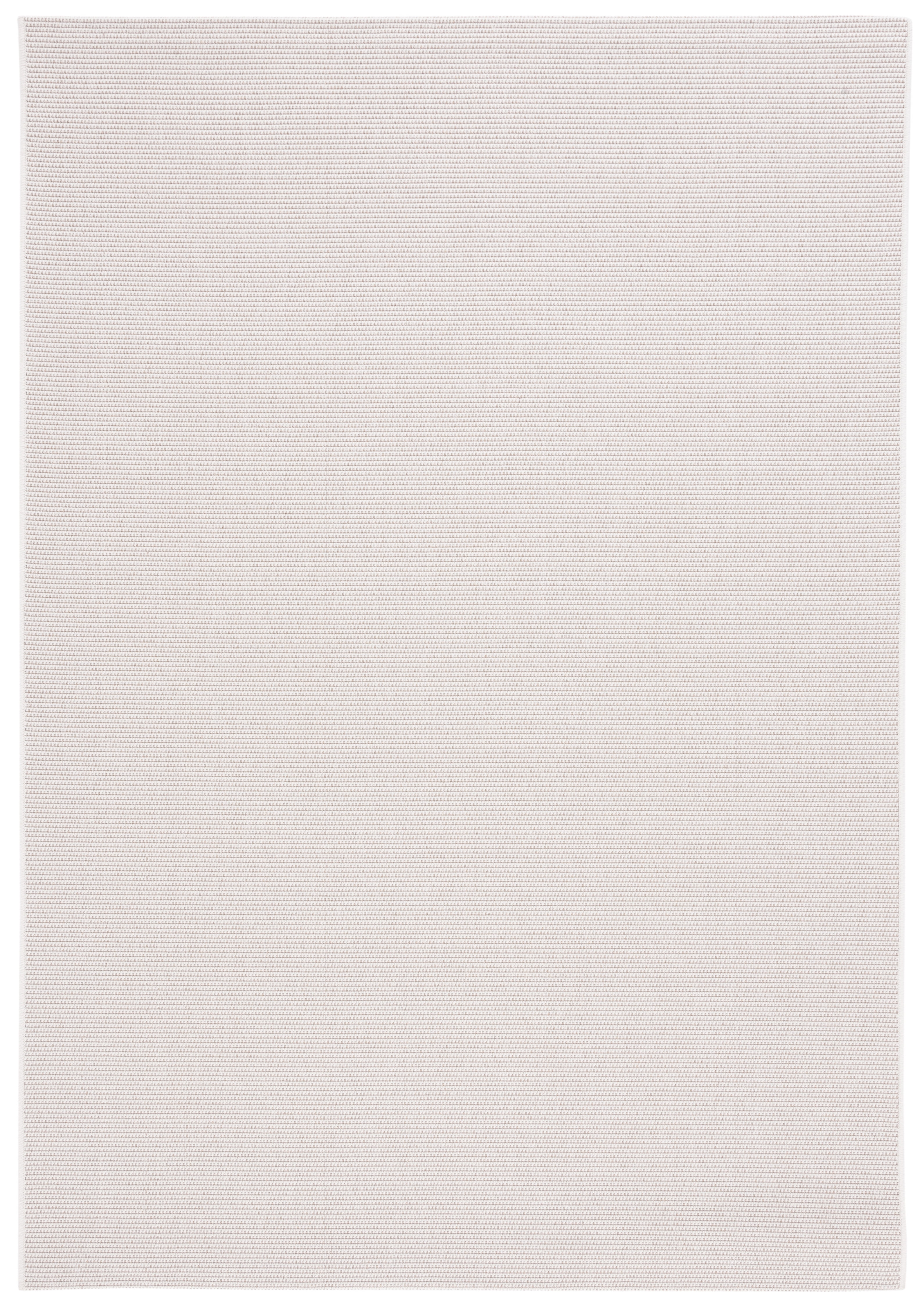 Ivory Beige Synthetic Flat Woven Reversible 4' x 6' Rug