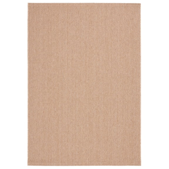 SAFAVIEH Sisal All-Weather Daragh Solid Indoor/Outdoor Area Rug, Natural, 5'3" x 7'6"