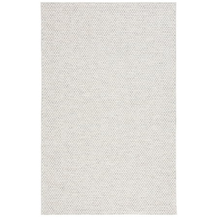SAFAVIEH Sisal All-Weather Delroy Solid Indoor/Outdoor Area Rug, Light Grey/Ivory, 8' x 10'