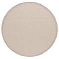 thumbnail image 1 of SAFAVIEH Sisal All-Weather Dixie Bordered Indoor/Outdoor Area Rug, Ivory/Beige, 6'7" x 6'7" Round, 1 of 9