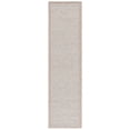 thumbnail image 1 of SAFAVIEH Sisal All-Weather Dixie Bordered Indoor/Outdoor Runner Rug, Ivory/Aqua Orange, 2'2" x 8', 1 of 7