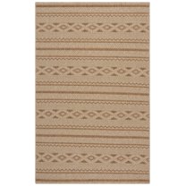 SAFAVIEH Sisal All-Weather Ksenija Geometric Indoor/Outdoor Area Rug, Natural/Brown, 9' x 12'