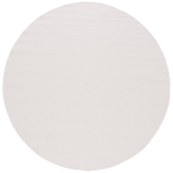 SAFAVIEH Sisal All-Weather Ophelia Solid Indoor/Outdoor Area Rug, Ivory, 6'7" x 6'7" Round