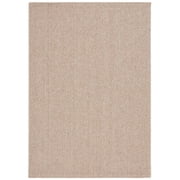 SAFAVIEH Sisal All-Weather Ophelia Solid Indoor/Outdoor Area Rug, Taupe, 4' x 6'