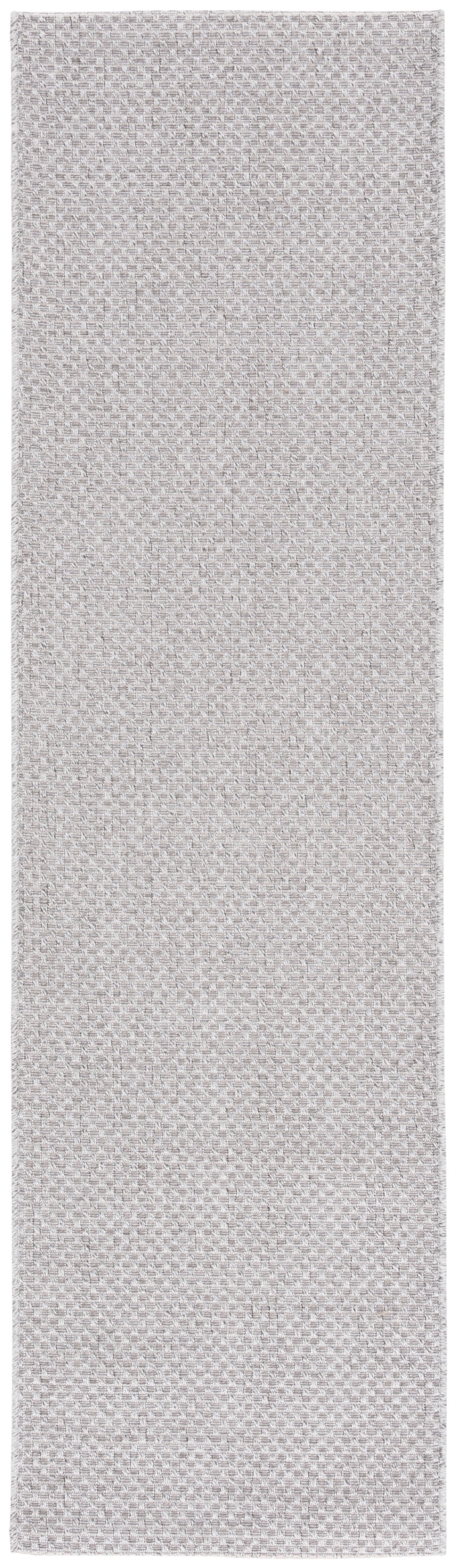 SAFAVIEH Sisal All-Weather Ophelia Solid Indoor/Outdoor Runner Rug, Light Grey, 2'2" x 8'