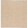 thumbnail image 1 of SAFAVIEH Sisal All-Weather Owen Solid Indoor/Outdoor Area Rug, Natural, 6'7" x 6'7" Square, 1 of 6
