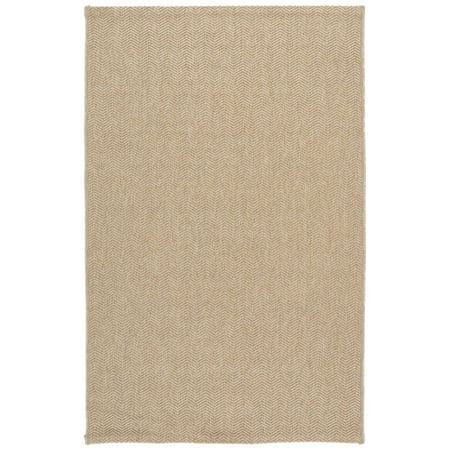 SAFAVIEH Sisal All-Weather Owen Solid Indoor/Outdoor Area Rug, Natural, 9' x 12'