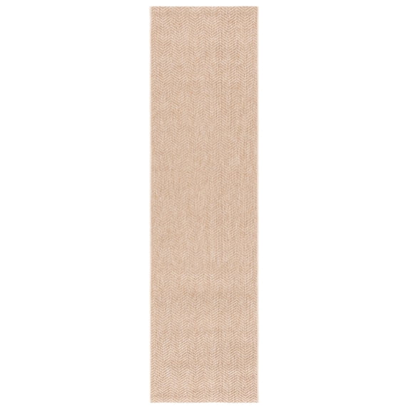 SAFAVIEH Sisal All-Weather Owen Solid Indoor/Outdoor Runner Rug, Natural, 2'2" x 8'