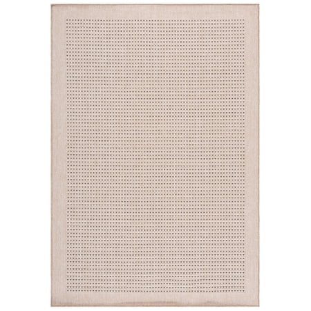SAFAVIEH Sisal Performance Arthur Solid Indoor/Outdoor Area Rug, Beige/Natural, 4' x 6'