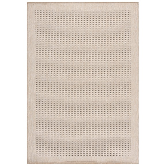 SAFAVIEH Sisal Performance Arthur Solid Indoor/Outdoor Area Rug, Beige/Natural, 8' x 10'
