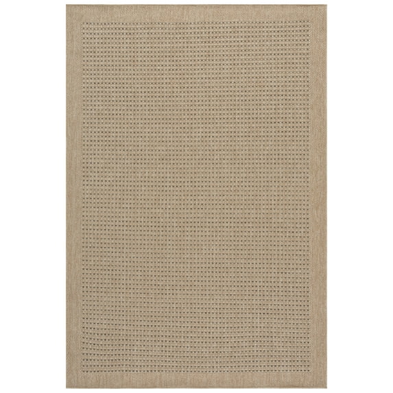 SAFAVIEH Sisal Performance Arthur Solid Indoor/Outdoor Area Rug, Natural/Beige, 4' x 6'