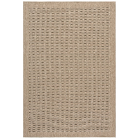 SAFAVIEH Sisal Performance Arthur Solid Indoor/Outdoor Area Rug, Natural/Beige, 9' x 12'