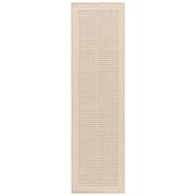 SAFAVIEH Sisal Performance Arthur Solid Indoor/Outdoor Runner Rug, Beige/Natural, 2'2" x 8'