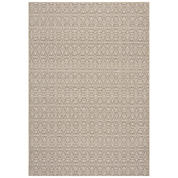 SAFAVIEH Sisal Performance Delia Geometric Indoor/Outdoor Area Rug, Beige/Natural, 9' x 12'