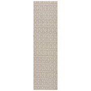 SAFAVIEH Sisal Performance Delia Geometric Indoor/Outdoor Runner Rug, Beige/Natural, 2'2" x 8'