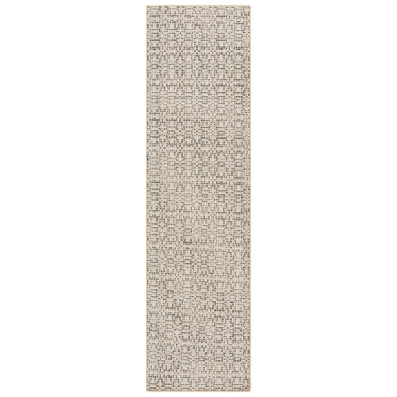 SAFAVIEH Sisal Performance Delia Geometric Indoor/Outdoor Runner Rug, Beige/Natural, 2'2" x 8'