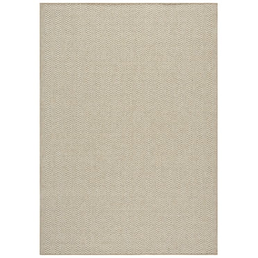 SAFAVIEH Sisal Performance Deonne Chevron Indoor/Outdoor Area Rug, Beige, 8' x 10'