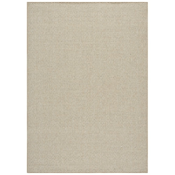SAFAVIEH Sisal Performance Deonne Chevron Indoor/Outdoor Area Rug, Beige, 8' x 10'
