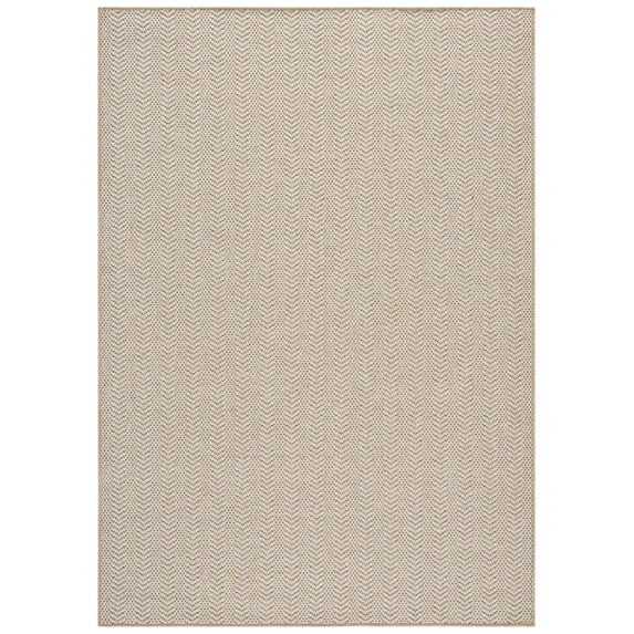 SAFAVIEH Sisal Performance Deonne Chevron Indoor/Outdoor Area Rug, Beige, 9' x 12'