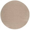 thumbnail image 1 of SAFAVIEH Sisal Performance Deonne Chevron Indoor/Outdoor Area Rug, Natural, 6'7" x 6'7" Round, 1 of 12