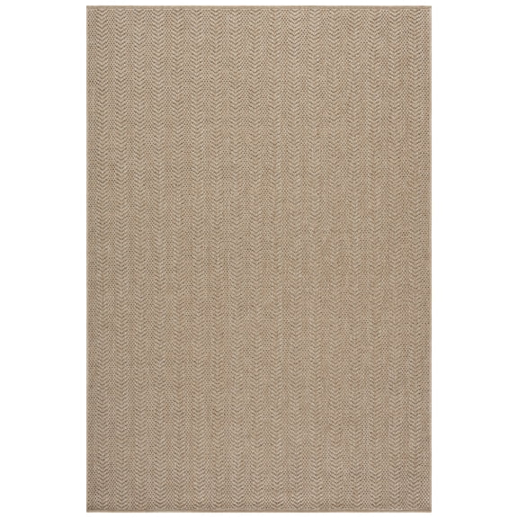 SAFAVIEH Sisal Performance Deonne Chevron Indoor/Outdoor Area Rug, Natural, 8' x 10'
