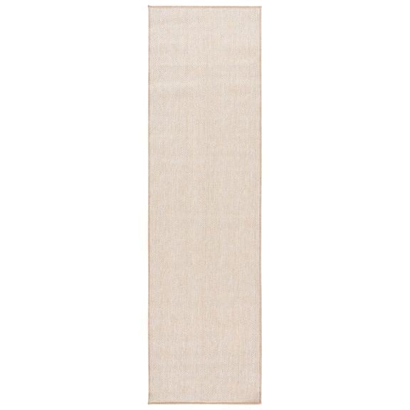 SAFAVIEH Sisal Performance Tendrils Solid Indoor/Outdoor Runner Rug, Beige, 2'2" x 8'