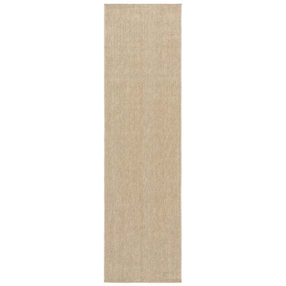 SAFAVIEH Sisal Performance Tendrils Solid Indoor/Outdoor Runner Rug, Natural, 2'2" x 8'