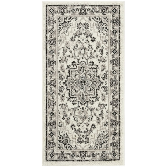 SAFAVIEH Skyler Boniface Floral Area Rug, Grey/Ivory, 2' x 4'