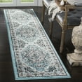 thumbnail image 1 of SAFAVIEH Skyler Boniface Floral Runner Rug, Blue/Ivory, 2' x 8', 1 of 6