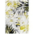 thumbnail image 1 of SAFAVIEH Skyler Bosworth Leaves Area Rug, Black/Green, 4' x 6', 1 of 9