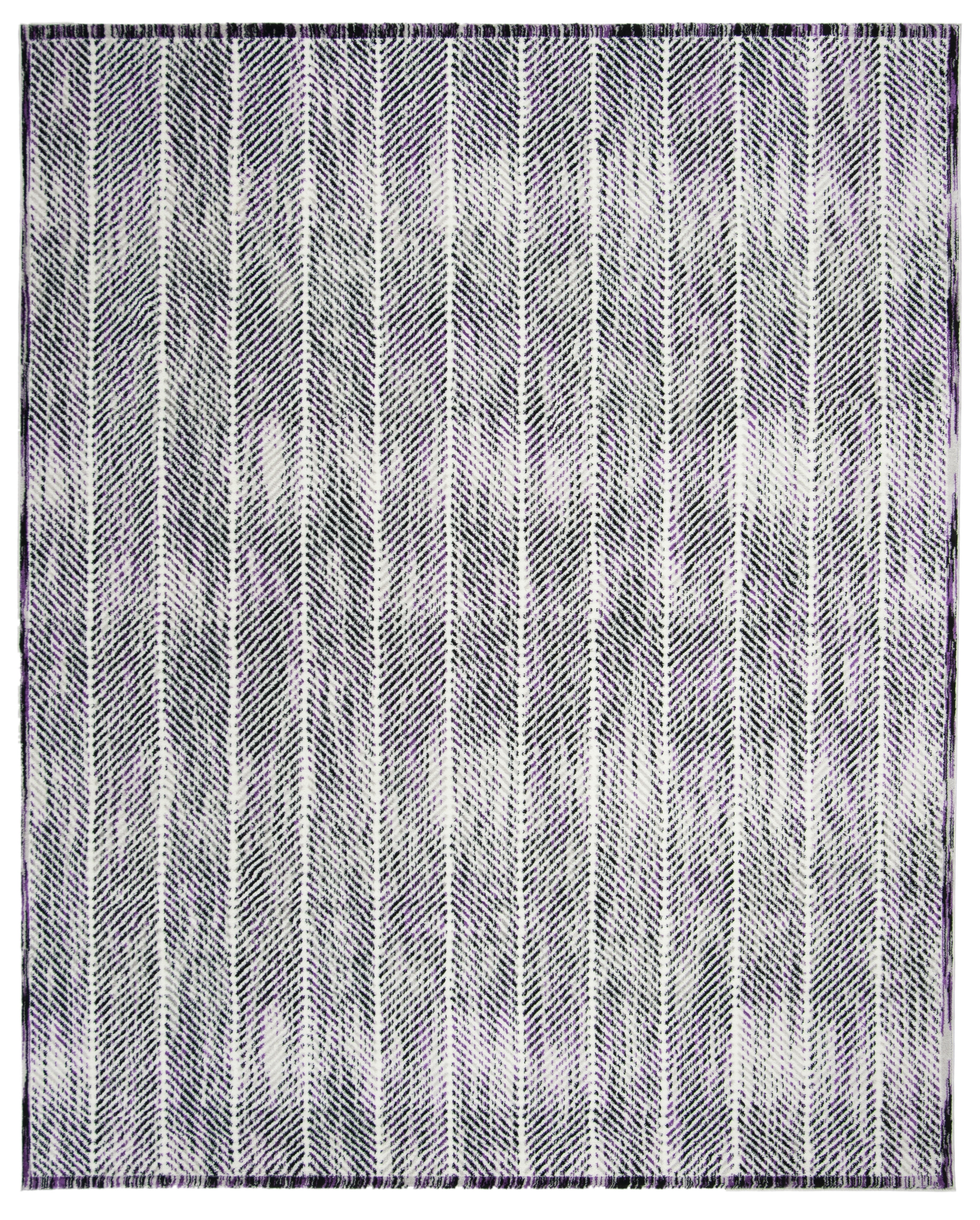 SAFAVIEH Skyler Catriona Striped Area Rug, Grey/Purple, 9' x 12'