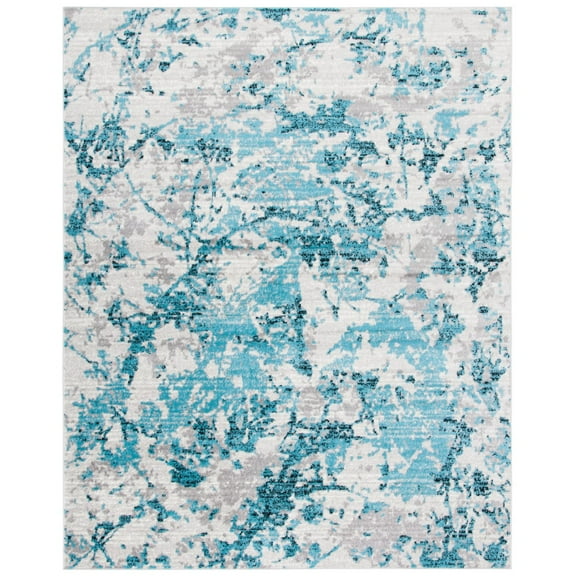 SAFAVIEH Skyler Collection SKY186M Blue / Ivory Rug