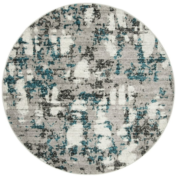 SAFAVIEH Skyler Collection SKY193B Grey / Blue Rug