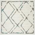 thumbnail image 1 of SAFAVIEH Skyler Leontyne Diamond Area Rug, Ivory/Blue, 6'7" x 6'7" Square, 1 of 9