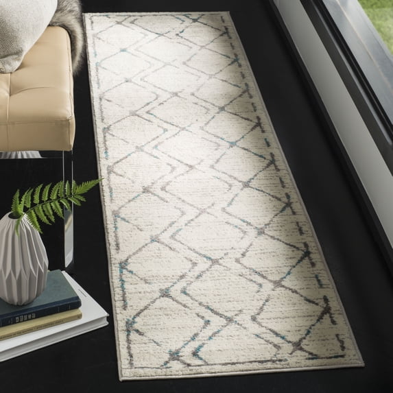 SAFAVIEH Skyler Collection SKY197D Ivory / Blue Rug