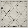 thumbnail image 1 of SAFAVIEH Skyler Leontyne Diamond Area Rug, Ivory/Grey, 6'7" x 6'7" Square, 1 of 8
