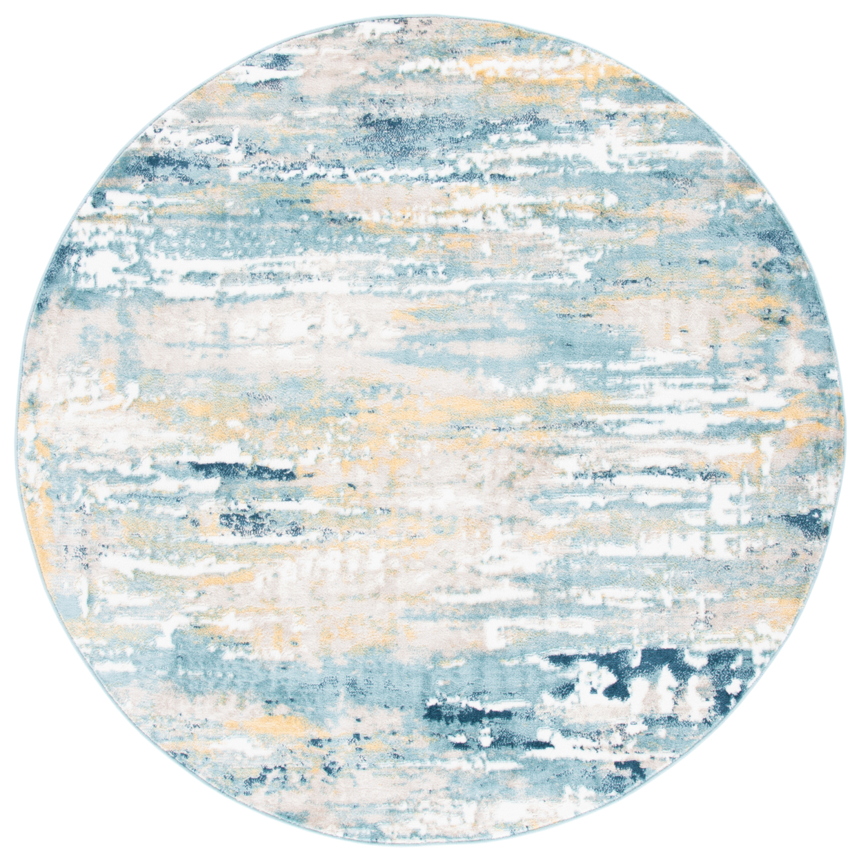 SAFAVIEH Skyler Collection SKY548J Teal / Gold Rug
