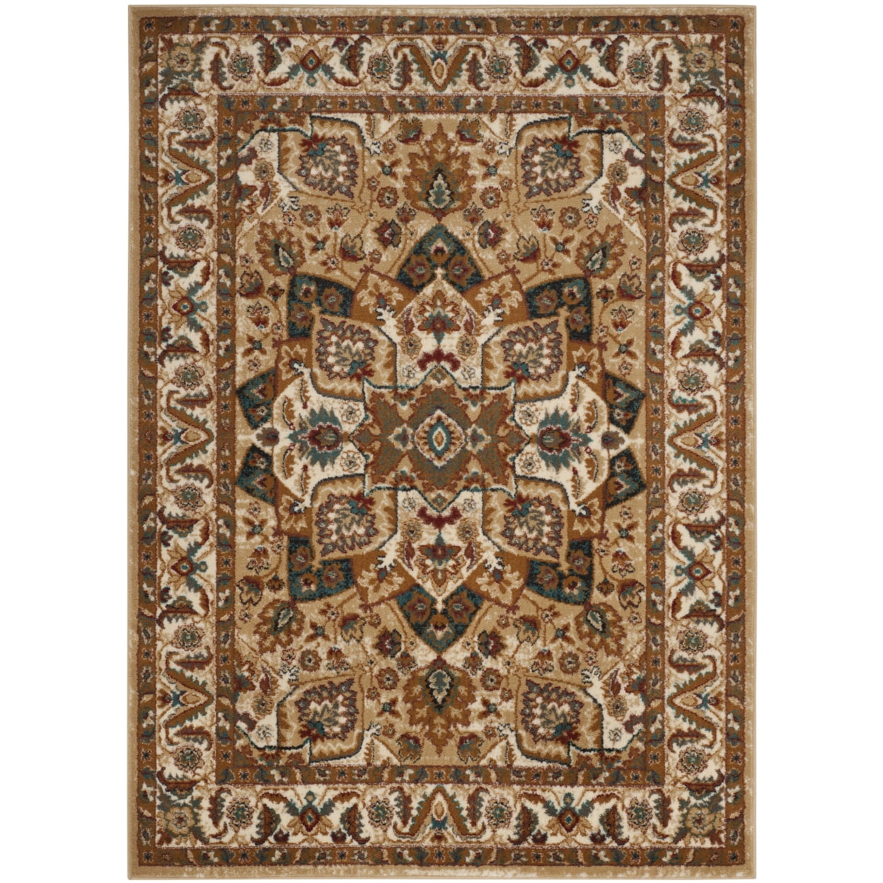 SAFAVIEH Skyler Collection SKY548J Teal / Gold Rug