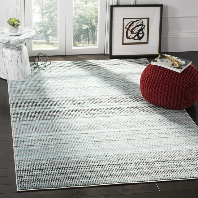 SAFAVIEH Skyler Constantina Striped Area Rug, Blue/Grey, 10' x 14'