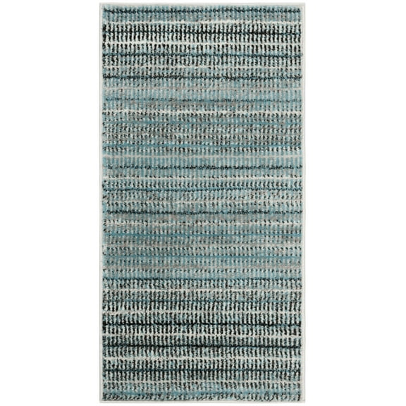 SAFAVIEH Skyler Constantina Striped Area Rug, Blue/Grey, 2' x 4'