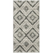 SAFAVIEH Skyler Cuthbert Geometric Area Rug, Grey/Black, 2' x 4'