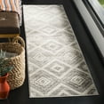 thumbnail image 1 of SAFAVIEH Skyler Cuthbert Geometric Runner Rug, Grey/Ivory, 2' x 12', 1 of 7