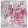 thumbnail image 1 of SAFAVIEH Skyler Delmar Distressed Area Rug, Grey/Red, 6'7" x 6'7" Square, 1 of 9