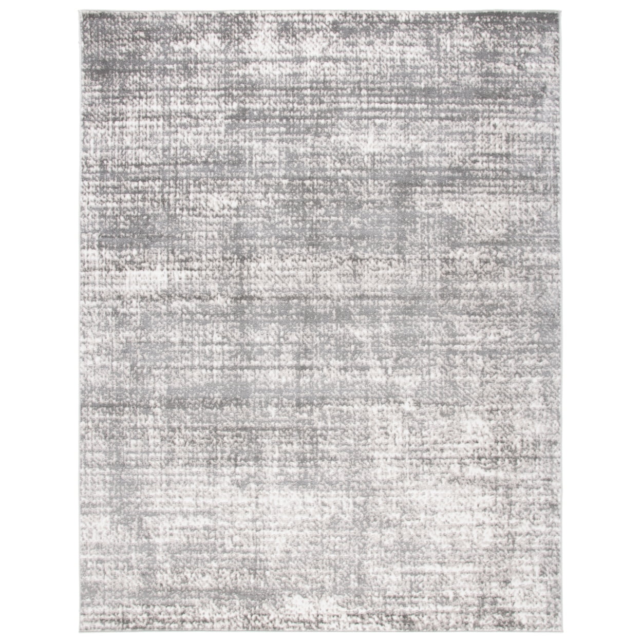 SAFAVIEH Skyler Elsie Distressed Area Rug, Grey/Ivory, 4'5