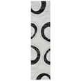 thumbnail image 1 of SAFAVIEH Skyler Georgene Geometric Runner Rug, Ivory Grey/Black, 2' x 8', 1 of 6