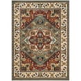 thumbnail image 1 of SAFAVIEH Skyler Hoyt Geometric Area Rug, Gold/Blue Green, 6'7" x 6'7" Round, 1 of 8