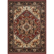 SAFAVIEH Skyler Hoyt Geometric Area Rug, Gold/Blue Green, 8' x 10'